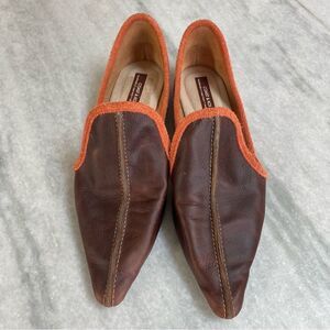 Coast & Koi Leather Suede Pointed Toe Slip On Shoes 9.5